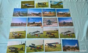 Militaria: MUSEO DEL AIRE DE CUATRO VIENTOS - 1981 AVIACION.19 POSTALES DIFERENTES .